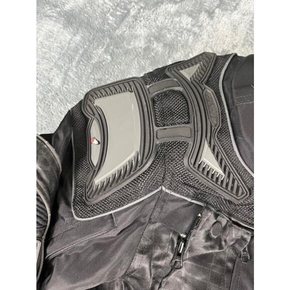 Joe Rocket Men's Black Motorcycle Racing Jacket w/ Armor Size Large - Picture 10 of 16